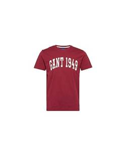 GANT Herren MD. Fall SS T-Shirt, PLUMPED RED, S von GANT