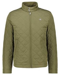 GANT Herren Quilted Windcheater Jacke, Juniper Green, L von GANT