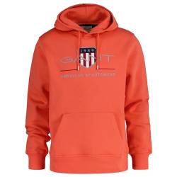 GANT Herren REG Archive Shield Hoodie Kapuzenpullover, Burnt ORANGE, M von GANT