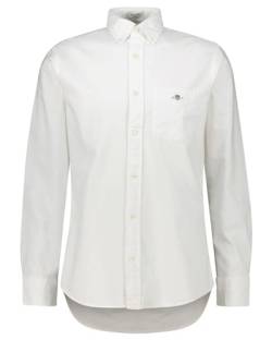 GANT Herren REG Oxford Shirt Klassisches Hemd, White, 3XL von GANT