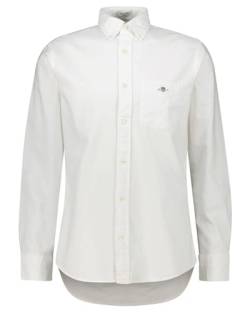 GANT Herren REG Oxford Shirt Klassisches Hemd, White, XL von GANT