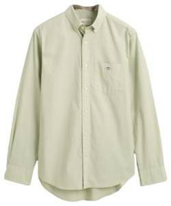 GANT Herren REG POPLIN Shirt, Milky Matcha, 56 von GANT