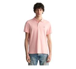 GANT Herren REG Shield SS Pique Polo, BUBBELGUM PINK, L von GANT