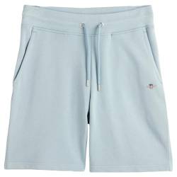 GANT Herren REG Shield Sweat Lässige Shorts, Dove Blue, XL von GANT