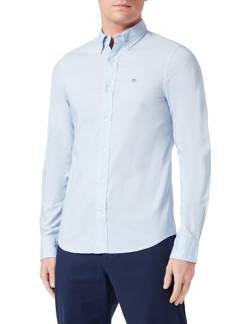 GANT Herren Slim POPLIN Shirt Hemd, Light Blue, XL von GANT