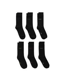 GANT Herren Soft Cotton 6-Pack Socken, Black, 40-42 von GANT