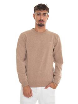 GANT Herren Superfine Lambswool C-Neck Pullover, DK. Sand Melange, X-Large von GANT