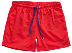 GANT Herren Swim Shorts Badehose, Bright RED, 56 von GANT