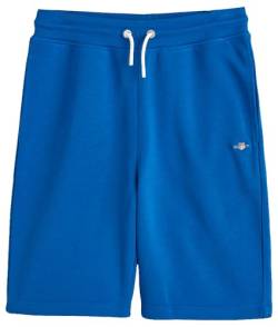 GANT Jungen Shield Sweat Lässige Shorts, Lapis Blue, 176 cm von GANT