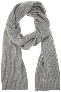 GANT Unisex Shield Wool Knit Scarf Schal, Grey Melange, Standard von GANT