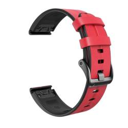 GANYUU 26 22 mm Schnellverschluss-Smartwatch-Armband für Fenix 7 7X 6 6X Pro 5 5X Plus 3 HR 935 MK2, echtes Lederarmband, Zubehör, 26mm Fenix 5X 5XPlus, Achat von GANYUU