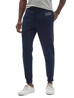 GAP Herren Fleece-Jogginghose mit Logo Trainingshose, Tapisserie Marineblau, X-Groß von GAP