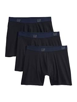 GAP Herren V-3 Stück Bb Basic Unterwäsche, Echtes Marineblau, Small von GAP