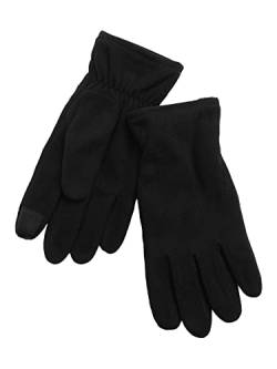 GAP Herren V-Cozy Fleece Handschuhe, True Black, Small/Medium von GAP