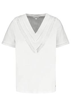 Garcia Damen Short Sleeve T-Shirt, Off White, M von GARCIA DE LA CRUZ