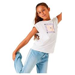 Garcia Kids Mädchen Short Sleeve T-Shirt, Off White, 140/146 von GARCIA DE LA CRUZ