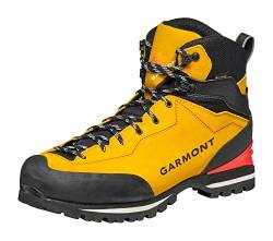 GARMONT Ascent GTX Herren,Männer Wanderstiefel,Bergschuhe,Bergstiefel,bedingt steigeisenfest,Wasserdicht,Radiant Yellow/Red,44.5 EU / 10 UK von GARMONT