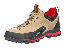 GARMONT DRAGONTAIL G Dry Herren,Männer Trekkingschuhe,Zustiegsschuhe, Approachschuhe,Wasserdicht,Men's,Man,Cornstalk Beige/Red,42.5 EU / 8.5 UK von GARMONT