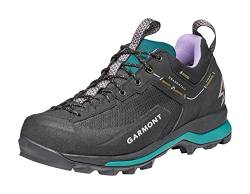 GARMONT DRAGONTAIL Synth GTX Damen,Frauen Trekkingschuhe,Wanderhalbschuhe,leicht,Wasserdicht,Trainingsschuhe,leicht,Black/Lake Green,40 EU / 6.5 UK von GARMONT