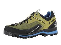 GARMONT DRAGONTAIL TECH GTX Herren,Männer Trekkingschuhe,Zustiegsschuhe, Approachschuhe,Wasserdicht,Outdoor-Schuhe,Olive Green/Blue,43 EU / 9 UK von GARMONT