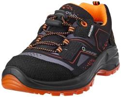 GARSPORT Unisex IENA Low WR Trekking Shoe, SCHWARZ/ORANGE, 36 EU von GARSPORT