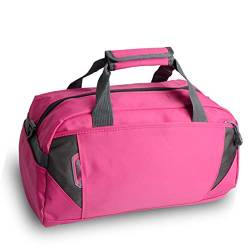 Reisetaschen für Männer, wasserdicht, für Damen und Herren, Sporttasche, Fitness-Handtaschen, Umhängetaschen für Reisen, Outdoor-Sport, Yoga-Matte, Yoga-Matten-Tasche (Farbe: Rosa, Größe: Klein) von GARWAR