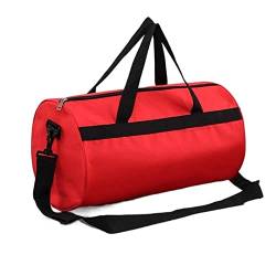 Sporttasche für Damen, Sporttasche für Herren, Fitnessstudio, Trainingsschuhe, Tasche für Männer, Fitness, Gepäckträger, Reisehandtaschen für Damen (Farbe: Rot) von GARWAR