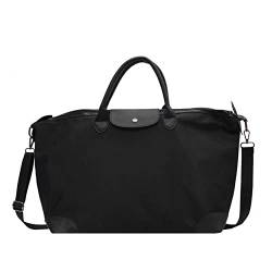 Sporttasche für Damen, lässig, Sport-Einkaufstasche, Damen-Umhängetaschen, große Reisetasche, Schultertasche, Tragetasche, Damen-Fitnessstudio, große Tasche (Farbe: Schwarz) von GARWAR