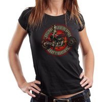 GASOLINE BANDIT® T-Shirt Damen Lady Biker-Shirt: Good Vibrations von GASOLINE BANDIT