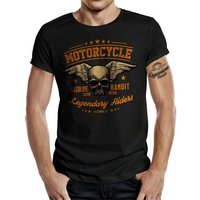 GASOLINE BANDIT® T-Shirt für Biker Racer Fans: Legendary Riders von GASOLINE BANDIT