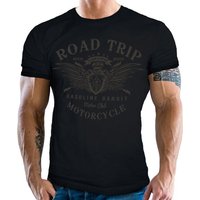 GASOLINE BANDIT® T-Shirt für Biker Racer Motorrad Fans: Road Trip von GASOLINE BANDIT