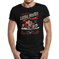 GASOLINE BANDIT® T-Shirt für Classic US Car Fans: Hot Rod Custom Masters Shop von GASOLINE BANDIT