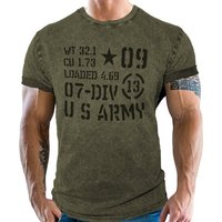 GASOLINE BANDIT® T-Shirt für US Army Combat Fans: 07-Div von GASOLINE BANDIT