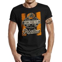 GASOLINE BANDIT® T-Shirt im Biker Racer Motorrad Design: Motorcycle Club von GASOLINE BANDIT