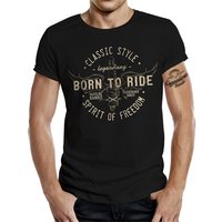 GASOLINE BANDIT® T-Shirt im Classic Style für Biker: Freedom von GASOLINE BANDIT