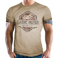 GASOLINE BANDIT® T-Shirt im Used Vintage Look für Biker, Racer: Classic Motorcycle von GASOLINE BANDIT