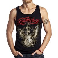 GASOLINE BANDIT® Tanktop Muskel-Shirt für Rockabilly Fans: Winged Guitar von GASOLINE BANDIT