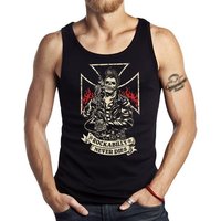 GASOLINE BANDIT® Tanktop Muskel-Shirt: Rockabilly Never Dies von GASOLINE BANDIT