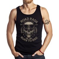 GASOLINE BANDIT® Tanktop für Biker Racer Motorrad Fans: Road Rash - Born to Ride von GASOLINE BANDIT