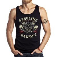GASOLINE BANDIT® Tanktop für Hot Rod Biker, Racer, Motorrad Fans: Vintage Rider von GASOLINE BANDIT