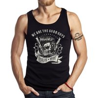 GASOLINE BANDIT® Tanktop für Hot Rod Biker, Rockabilly Fans: We Are The Good Guys von GASOLINE BANDIT
