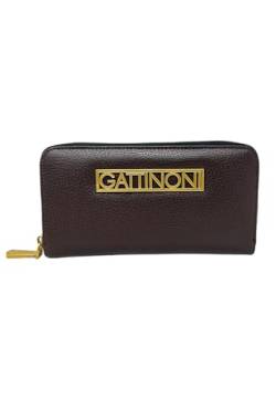 Gattinoni Geldbörse mit Reißverschluss Buckle BEGB98111WVW, braun, Taglia Unica, Mit Reißverschluss von GATTINONI