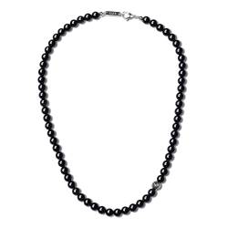 GAVU Regenbogen Obsidian Fleur De Lis Kristall Halskette für Männer 55cm von GAVU