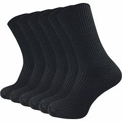 GAWILO 6 Paar dicke Damen Socken wie selbstgestrickt | ohne Gummidruck | ohne Naht (as3, numeric, numeric_35, numeric_38, regular, regular, schwarz) von GAWILO