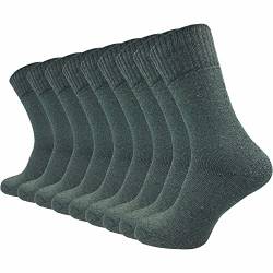 GAWILO Jägersocken für Herren (9 Paar) | Robuste Army- und Freizeitsocken mit Frotteefuß verhindert Bildung von Blasen und reguliert Feuchtigkeit (47-50, grün) von GAWILO