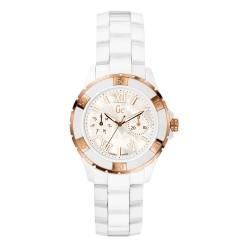 Guess Damen Analog Quarz Uhr mit Edelstahl Armband X69003L1S von GC