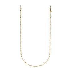 GD GOOD.designs EST. 2015 Brillenkette Damen gold (75cm) - wasserfestes Brillenband aus Edelstahl I 18K vergoldete Glieder-Kette für Sonnenbrillen von GD GOOD.designs EST. 2015