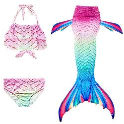 GD-SJK Lässige Badebekleidung für Mädchen, Bikini-Badeanzug, 3-teiliges Set für Kinder, Mädchen, Cosplay (#3,110cm) von GD-SJK