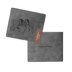 Maßgeschneiderte Herren-Geldbörsen – Premium-Brieftaschen aus personalisiertem Leder für stilvolle Herren | Langlebige und stilvolle Accessoires | Ideale Vatertags- und Geburtstagsgeschenke,Style 6 von GDDUOYUE