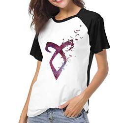 GDESFR Shadowhunters Frauen Baseball Kurzarm T-Shirt mit rundem Hals von GDESFR